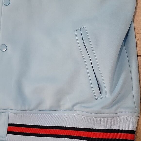 BIG 3 Ice Cube Triplets Blue Red Warm-Up Jacket / Pants Suit, Snap-Button L-XL - Picture 6 of 16